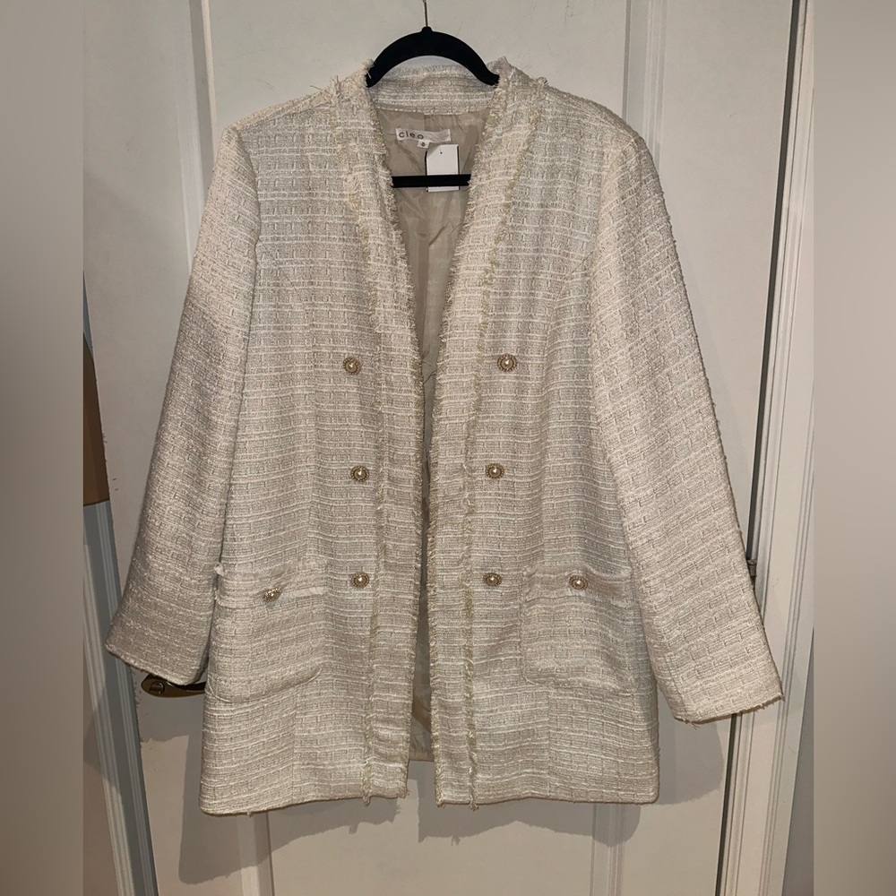 Cleo Tweed Blazer Size XL